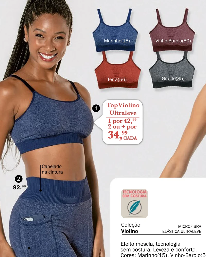 Legging Violino Ultraleve