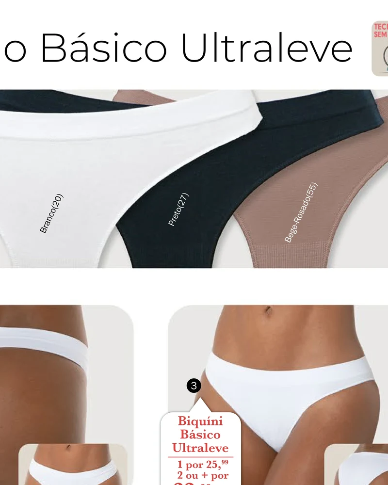 Biquíni Básico Ultraleve