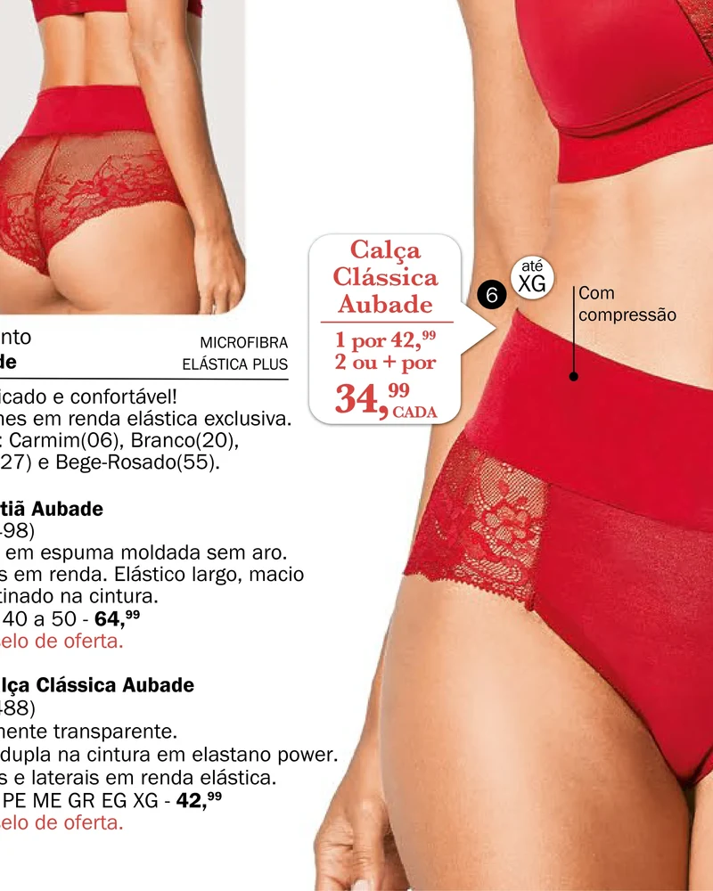 Calça Clássica Aubade