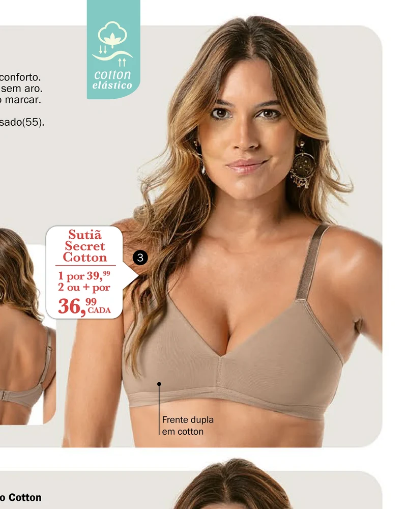 Sutiã Secret Cotton
