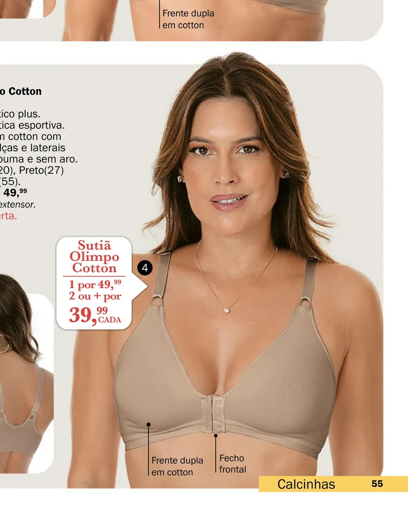 Sutiã Olimpo Cotton