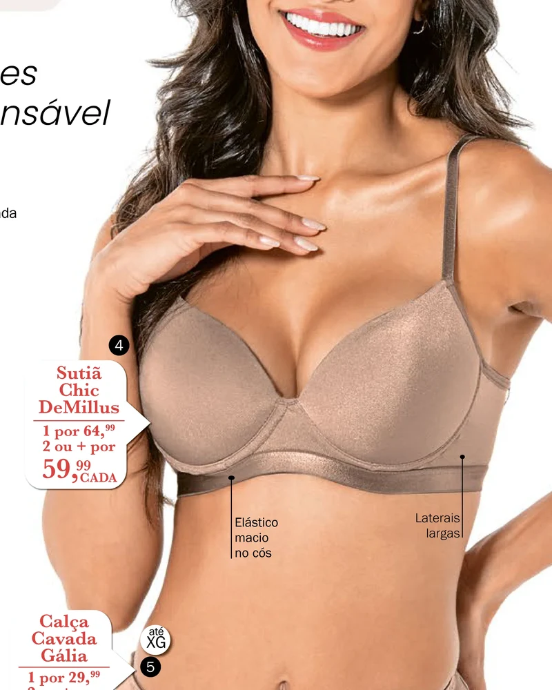 Sutiã Chic DeMillus