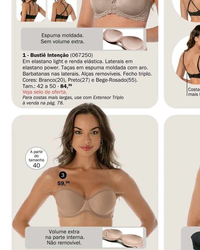 Bustiê Extra Marilyn