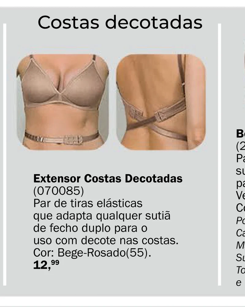 Extensor Costas Decotadas