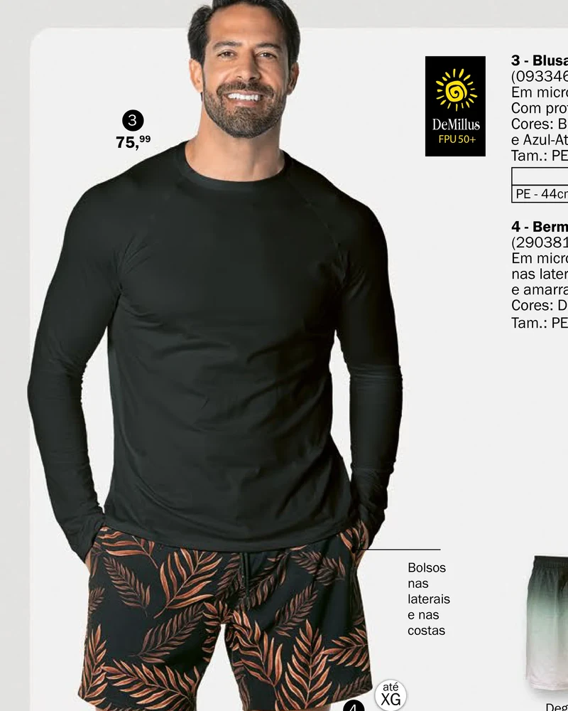 Blusa Masculina Negri UV