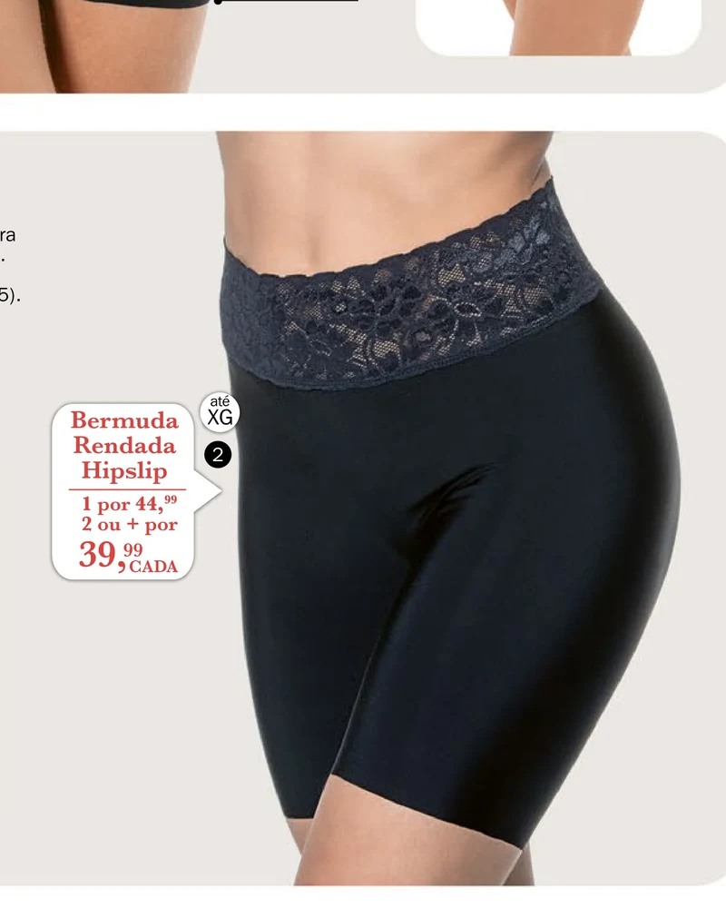 Bermuda Rendada Hipslip