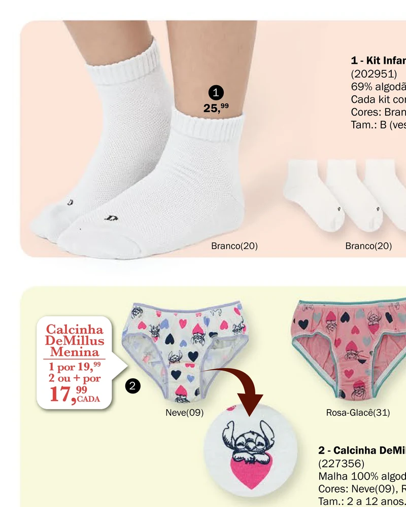 Kit Infantil Cano Curto Infantil