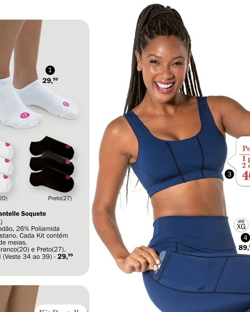 Kit Dantelle Soquete