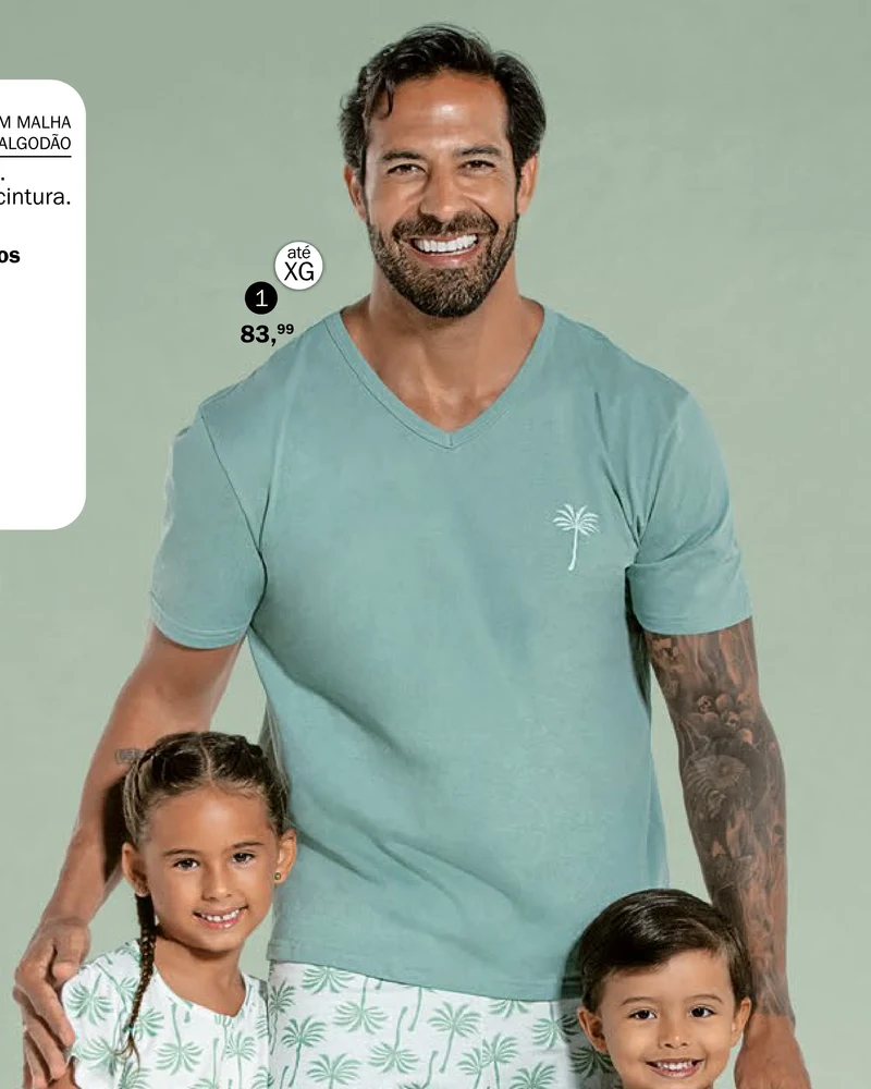 Pijama Masculino Coqueiros